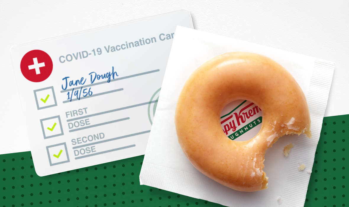 free doughnut promotional image